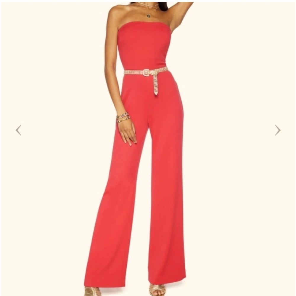 NWT NEW Ramy Brook Vivian Jumpsuit Rouge